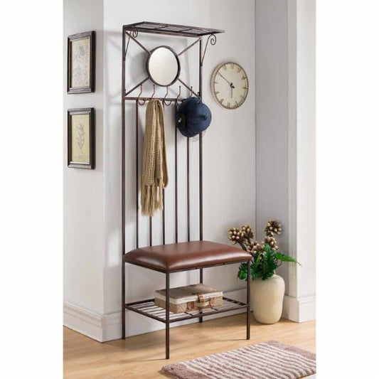 Hall Trees: Copper Metal Hall Tree