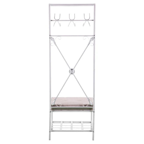 Hall Trees: Entryway Storage Rack Hall Tree