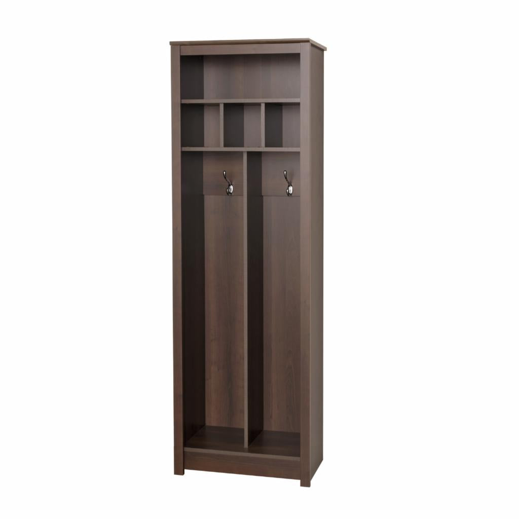 Hall Trees: Espresso Entryway Organizer 