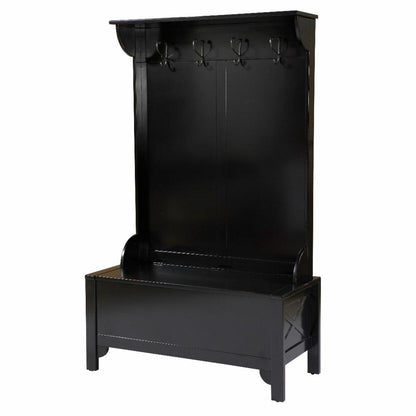 Hall Trees: Hall Tree Bench with Coat Hooks