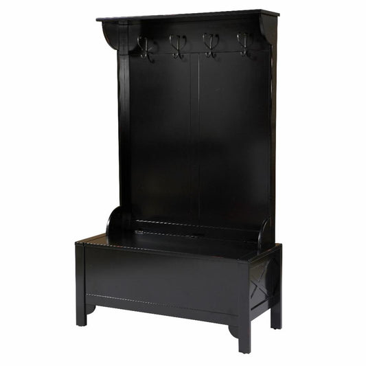 Hall Trees: Hall Tree Bench with Coat Hooks