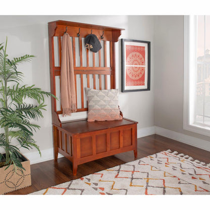 Hall Trees: Hall Tree with Storage Bench