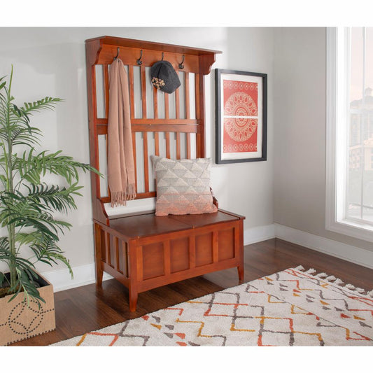 Hall Trees: Hall Tree with Storage Bench