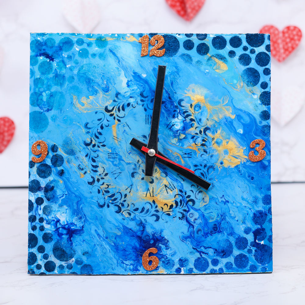 Home Decor : Blue Sky Clock