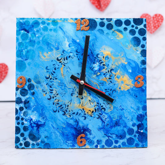 Home Decor : Blue Sky Clock