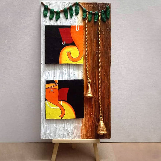 Home Decor : Ganesha with bells Painting