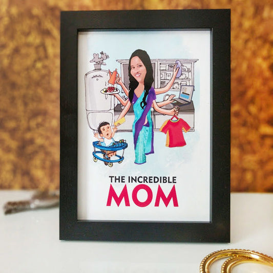 Home Decor Incredible Mom Photo Frame