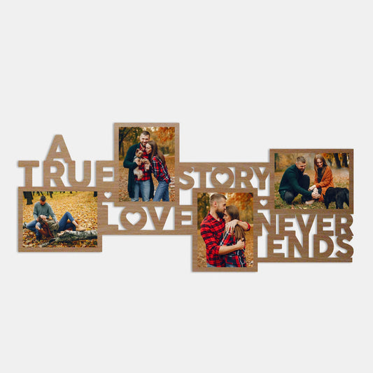 Home Decor : Love Never Ends Photo Frame