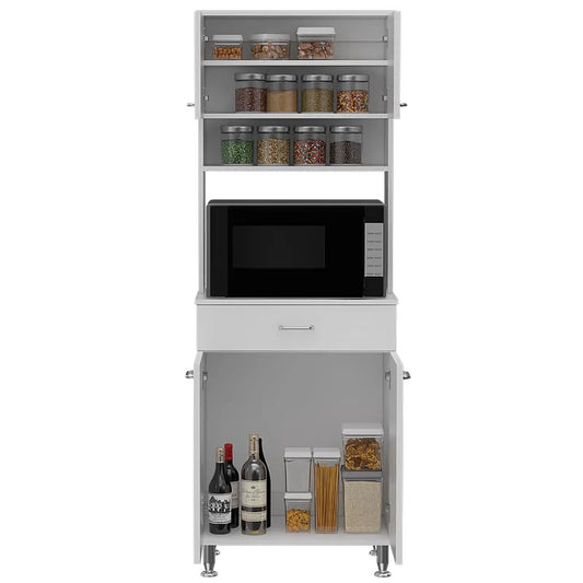 Hutch Cabinets : 67" Kitchen Pantry/Microwave Stands