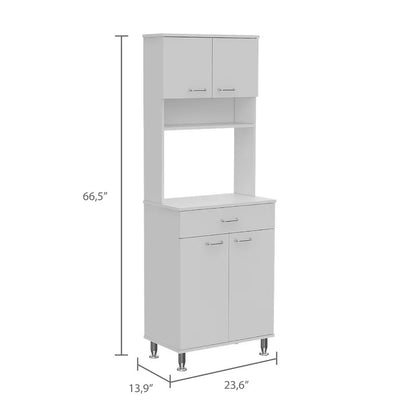 Hutch Cabinets : 67" Kitchen Pantry/Microwave Stands