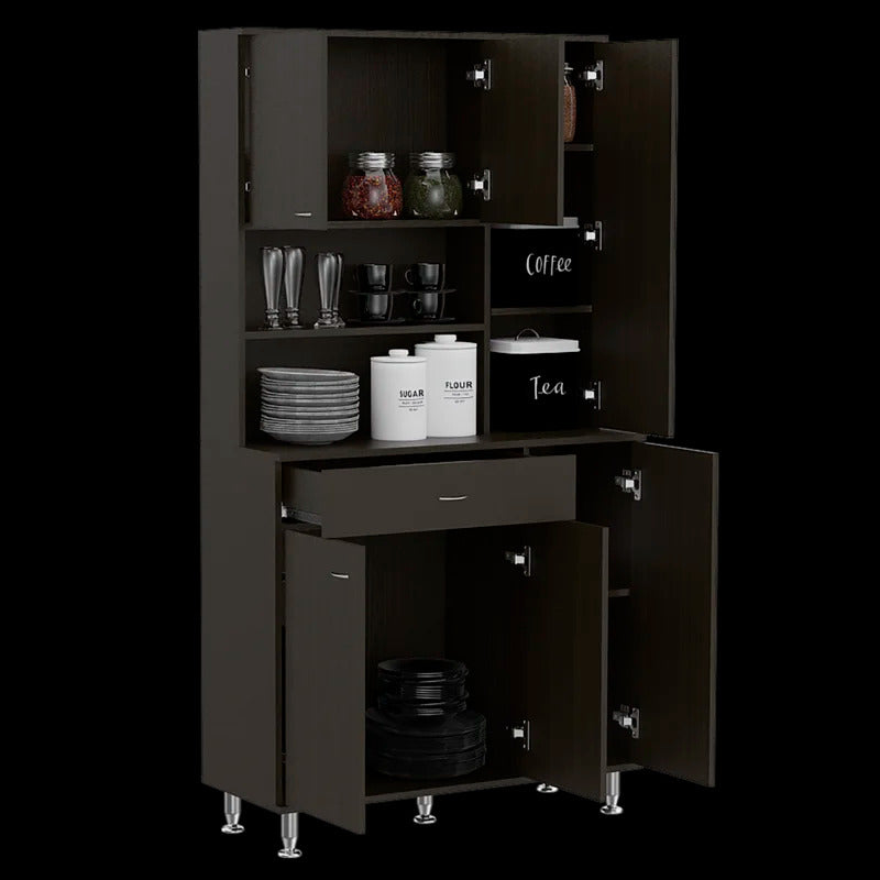 Hutch Cabinets : 67" Pantry Cabinet/Microwave Stands