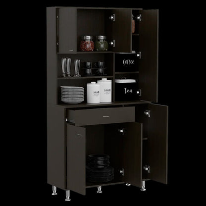 Hutch Cabinets : 67" Pantry Cabinet/Microwave Stands