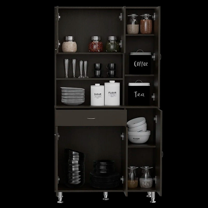 Hutch Cabinets : 67" Pantry Cabinet/Microwave Stands