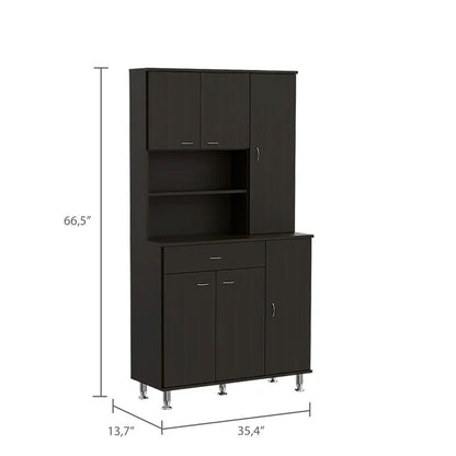 Hutch Cabinets : 67" Pantry Cabinet/Microwave Stands