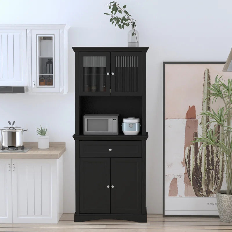 Hutch Cabinets : 71" Kitchen Pantry/Microwave Stands