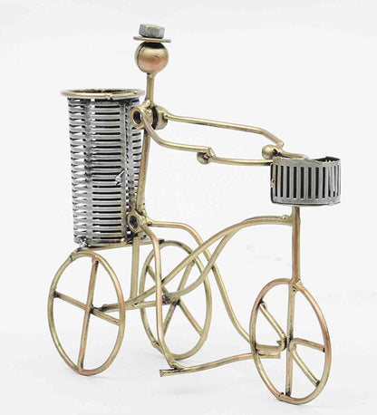 Pen Stand : Iron Cycle Pen Stand