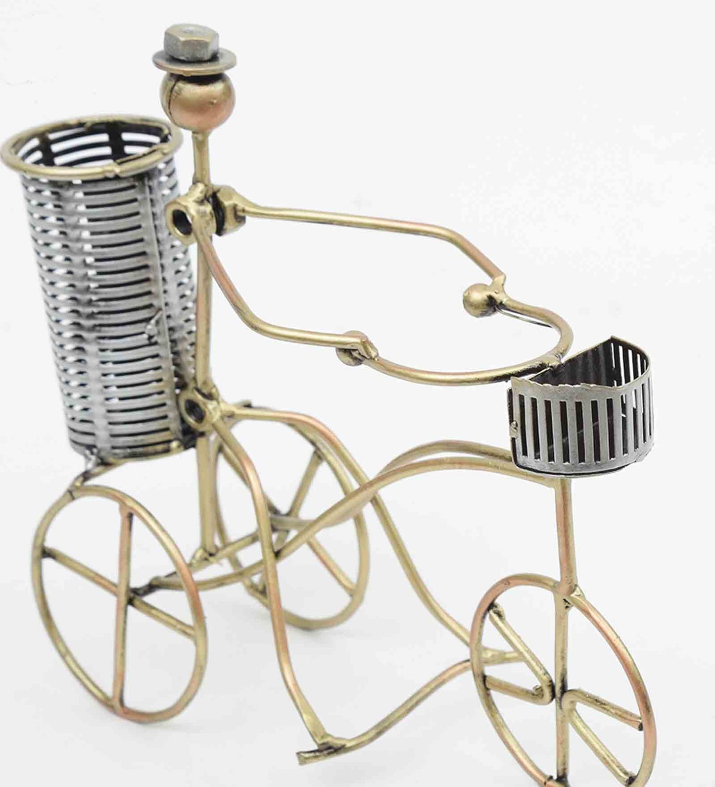 Pen Stand : Iron Cycle Pen Stand