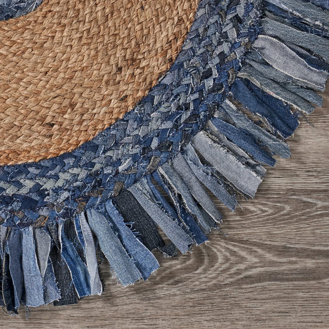 Carpets: Jute and Cotton Round Floor Mats & Carpet for Bedroom