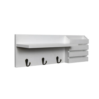 Key Holder: Wall Mail Organizer with Key Hooks