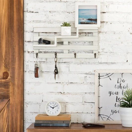 Key Holder: Wall Storage Organizer with Key Hooks