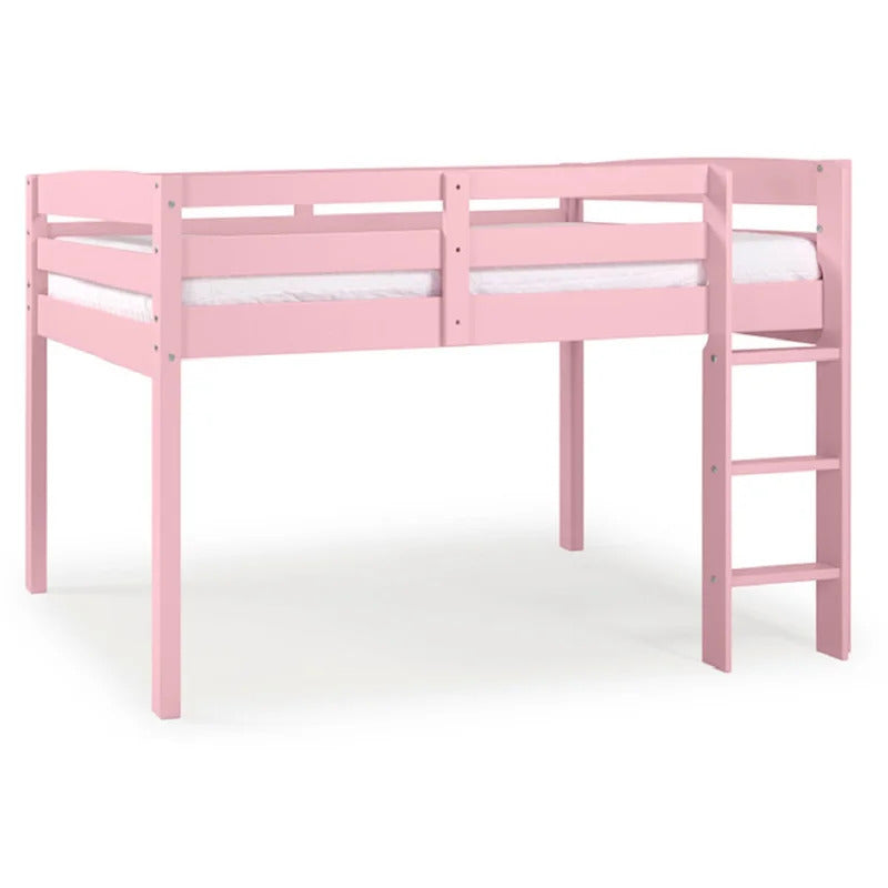 Kids Bed: Solid Wood Loft Bed