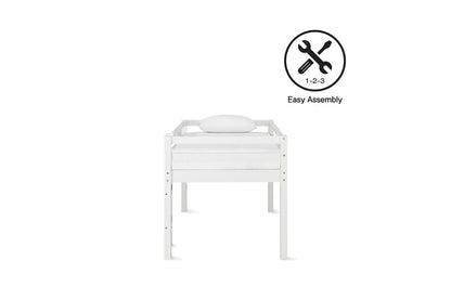 Kids Bed: Solid Wood Loft Bed
