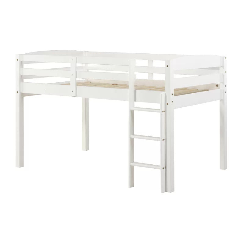 Kids Bed: Solid Wood Loft Bed