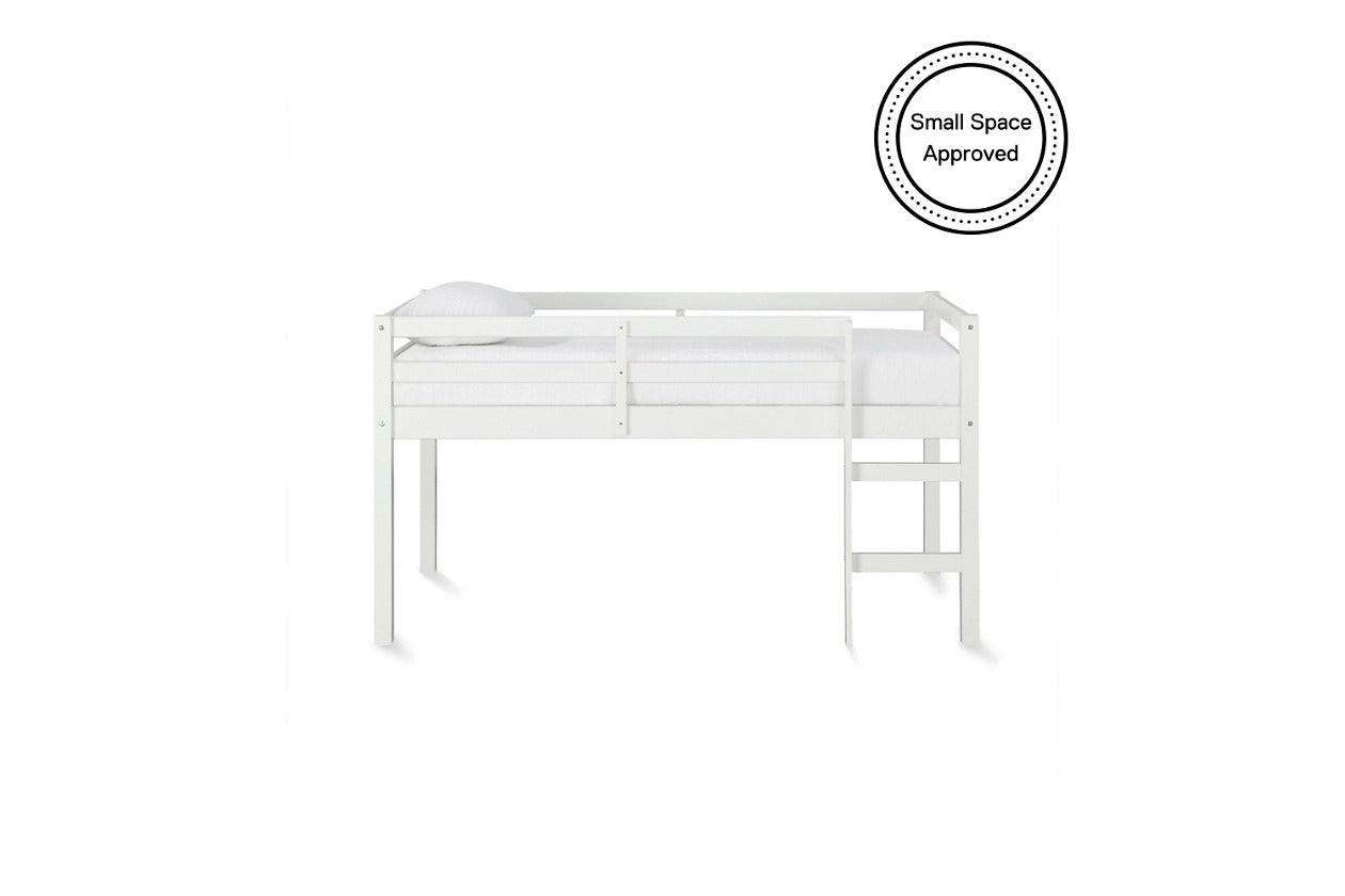 Kids Bed: Solid Wood Loft Bed