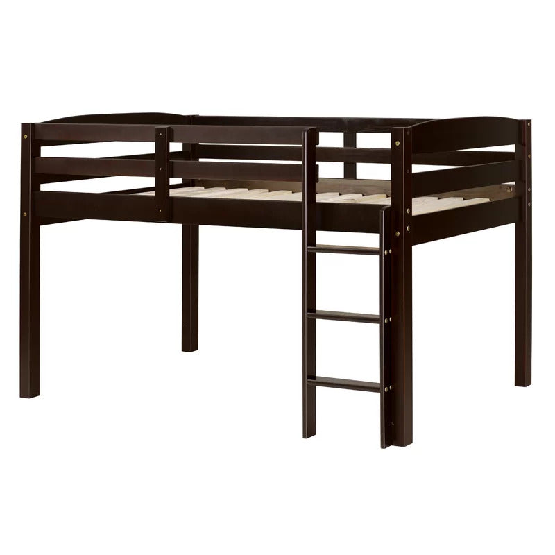 Kids Bed: Solid Wood Loft Bed