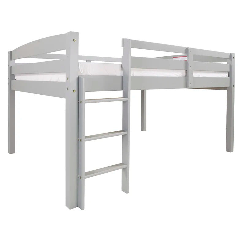 Kids Bed: Solid Wood Loft Bed