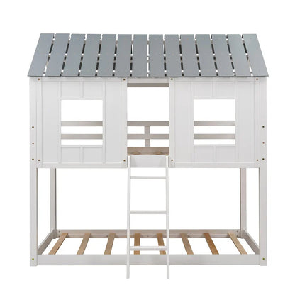Kids Bed: Twin Over Twin Standard Bunk Bed