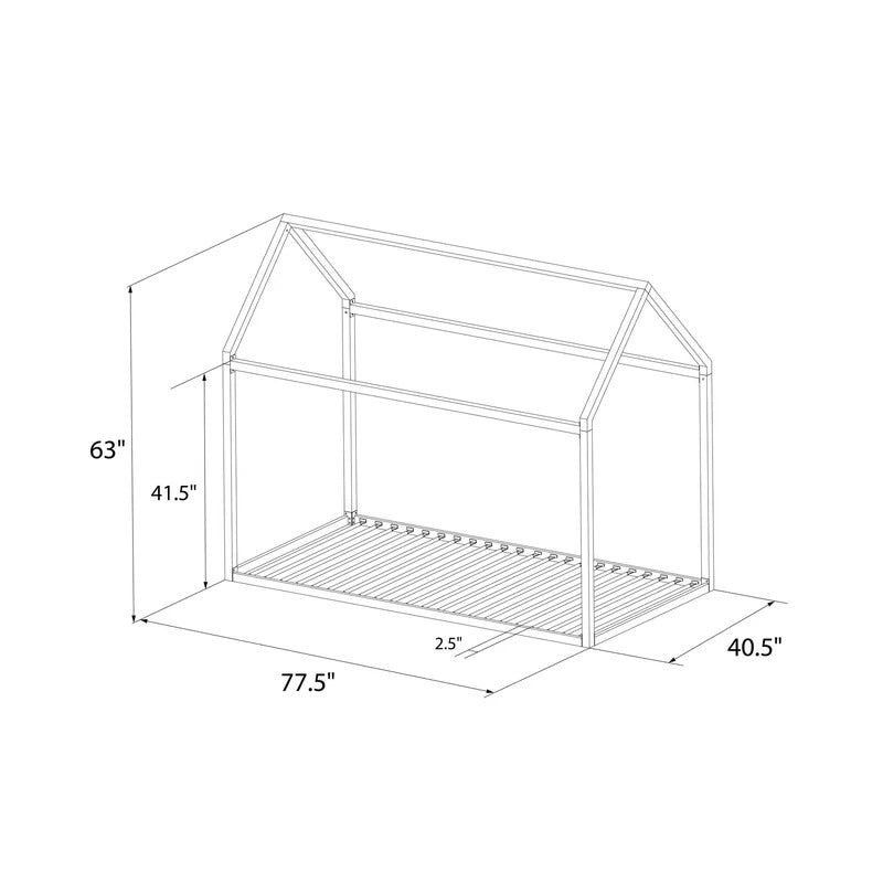 Kids Bed: Twin Platform Bed