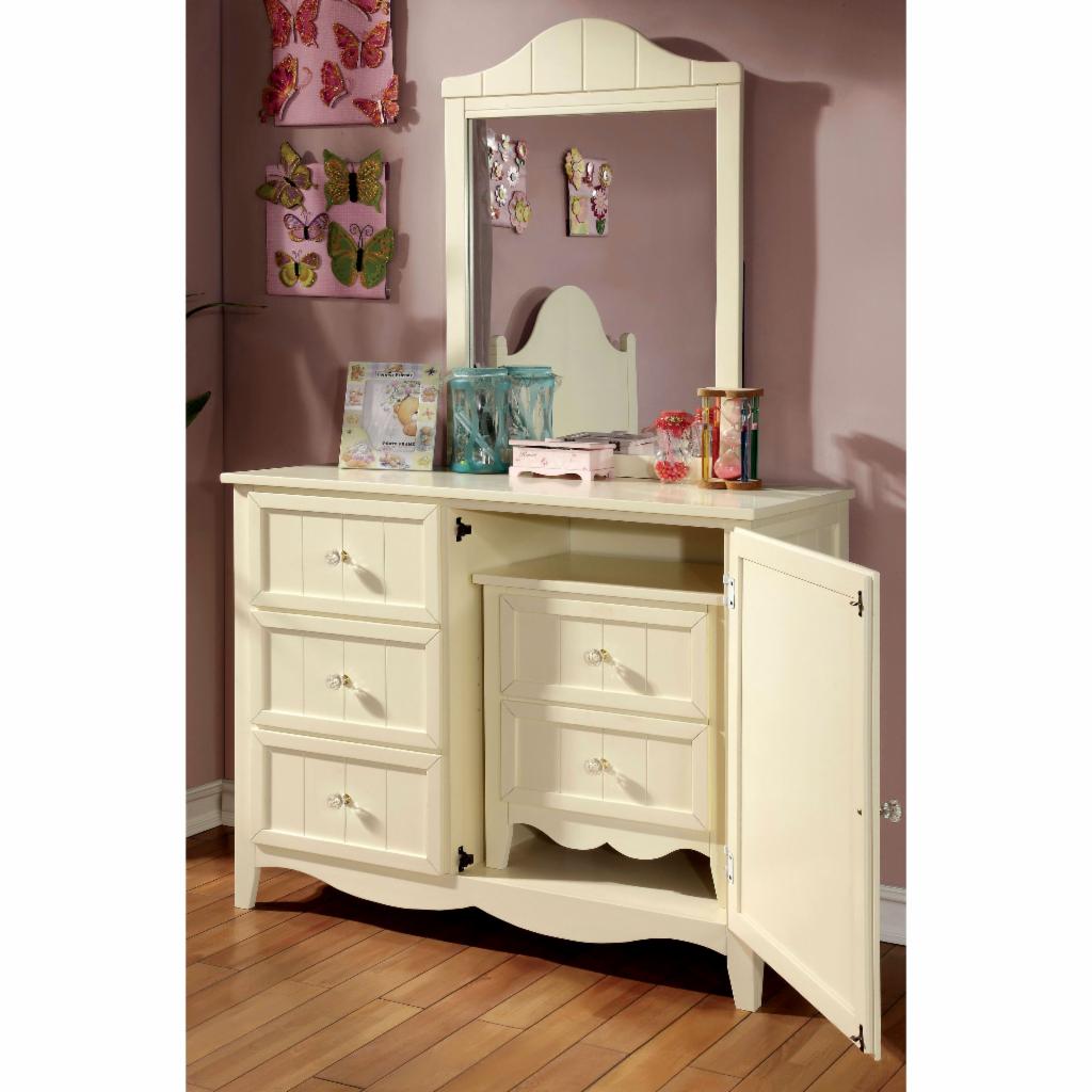 Kids Bedroom Sets: 4-Piece Twin Bedroom Collection - Cream