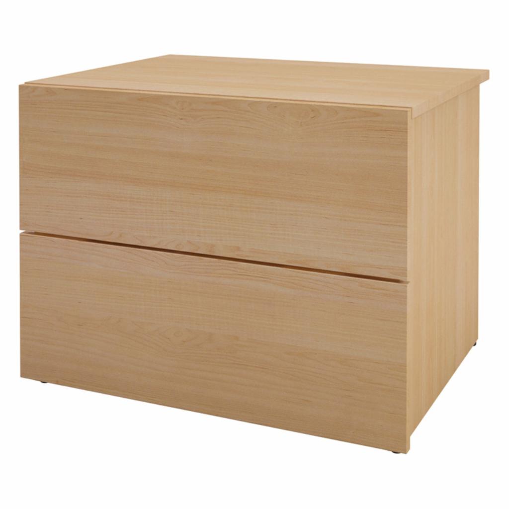 Kids Bedroom Sets: Storage Bed Set - Natural Maple and White