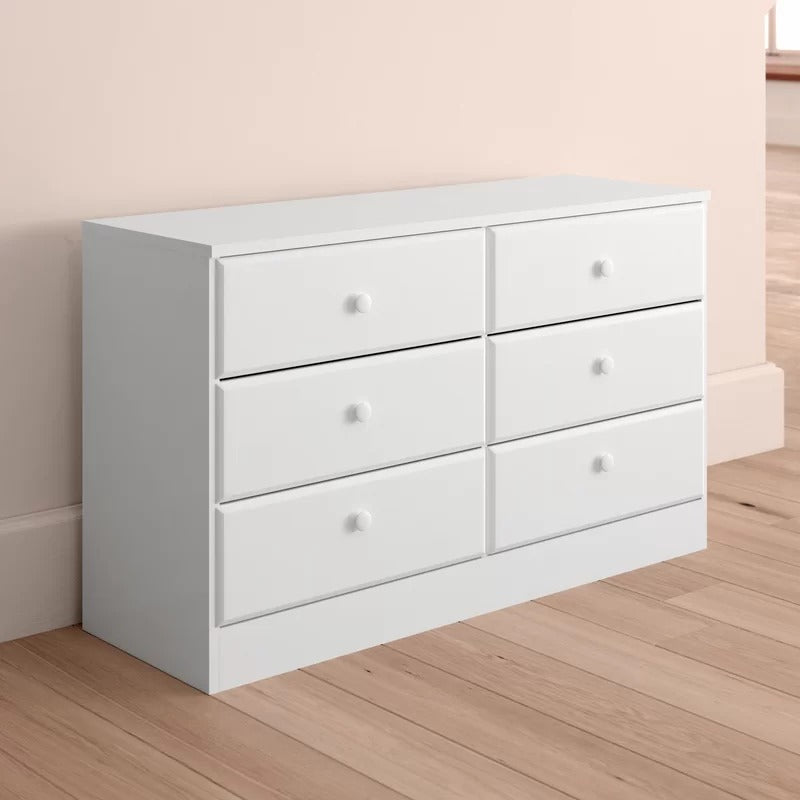 Kids Chest Of Drawers : 6 Drawer 47.25'' W Double Dresser