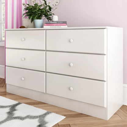 Kids Chest Of Drawers : 6 Drawer 47.25'' W Double Dresser