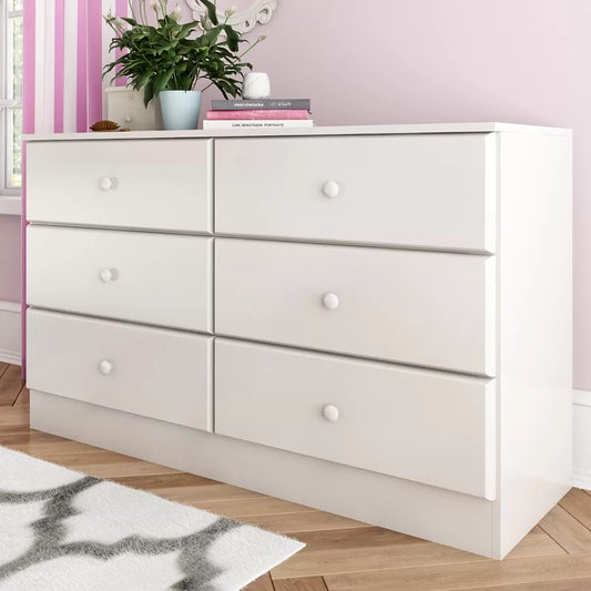 Kids Chest Of Drawers : 6 Drawer 47.25'' W Double Dresser