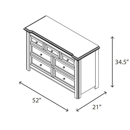 Kids Chest Of Drawers : 7 Drawer Dresser