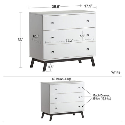 Kids Chest Of Drawers Valley 3 Drawer Dresser