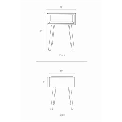 Kids Nightstands: 1 Drawer Kids Nightstand