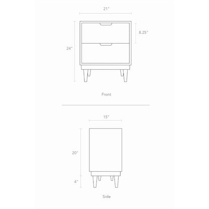 Kids Nightstands: 2-Drawer Kids Nightstand