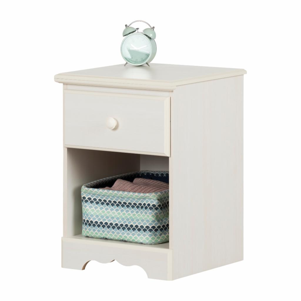 Kids Nightstands: Cream Nightstand