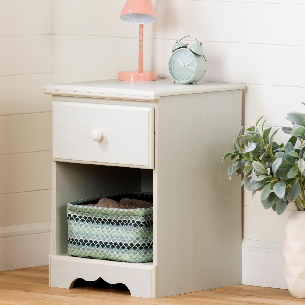 Kids Nightstands: Cream Nightstand