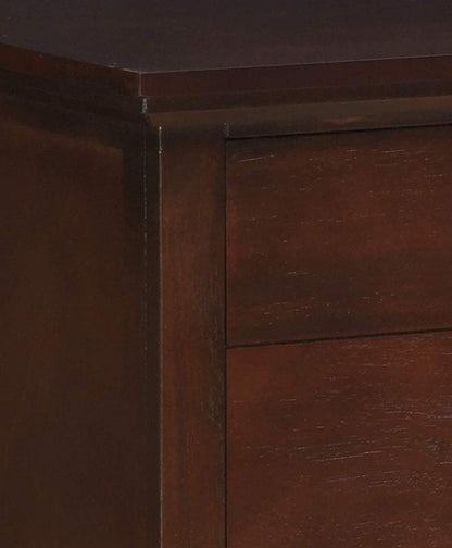 Kids Nightstands: Dark Walnut Nightstand