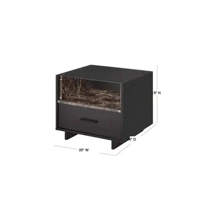 Kids Nightstands: Espresso Kids Nightstand