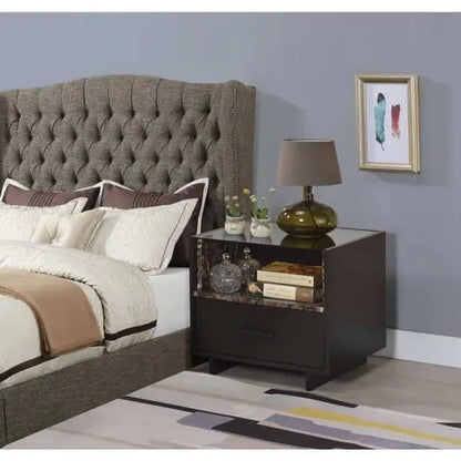 Kids Nightstands: Espresso Kids Nightstand
