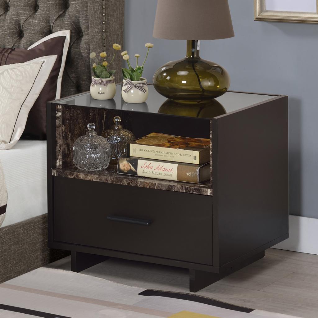 Kids Nightstands: Espresso Kids Nightstand