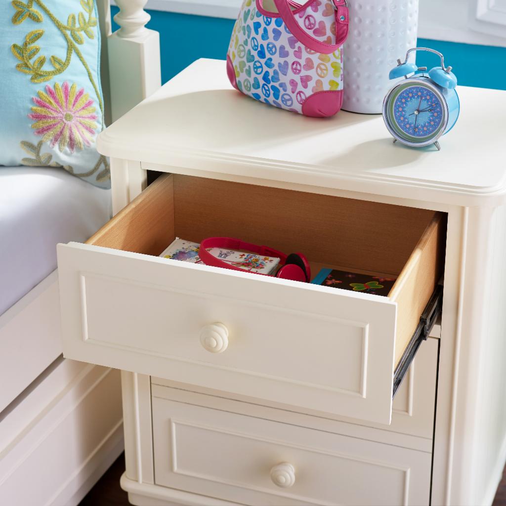 Kids Nightstands: Ivory Nightstand
