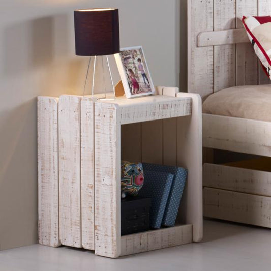 Kids Nightstands: Rustic Sand finish Kids Nightstand