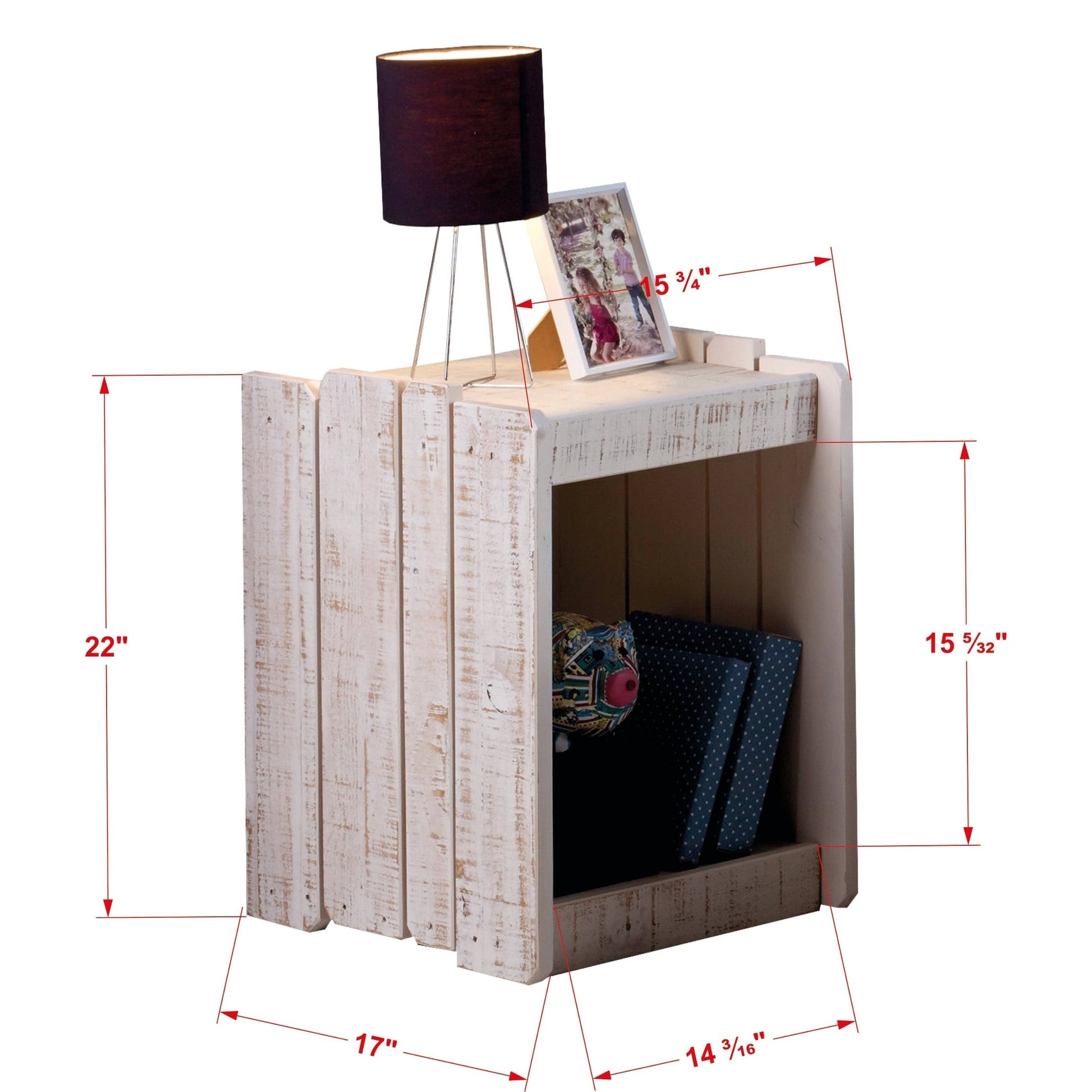 Kids Nightstands: Rustic Sand finish Kids Nightstand
